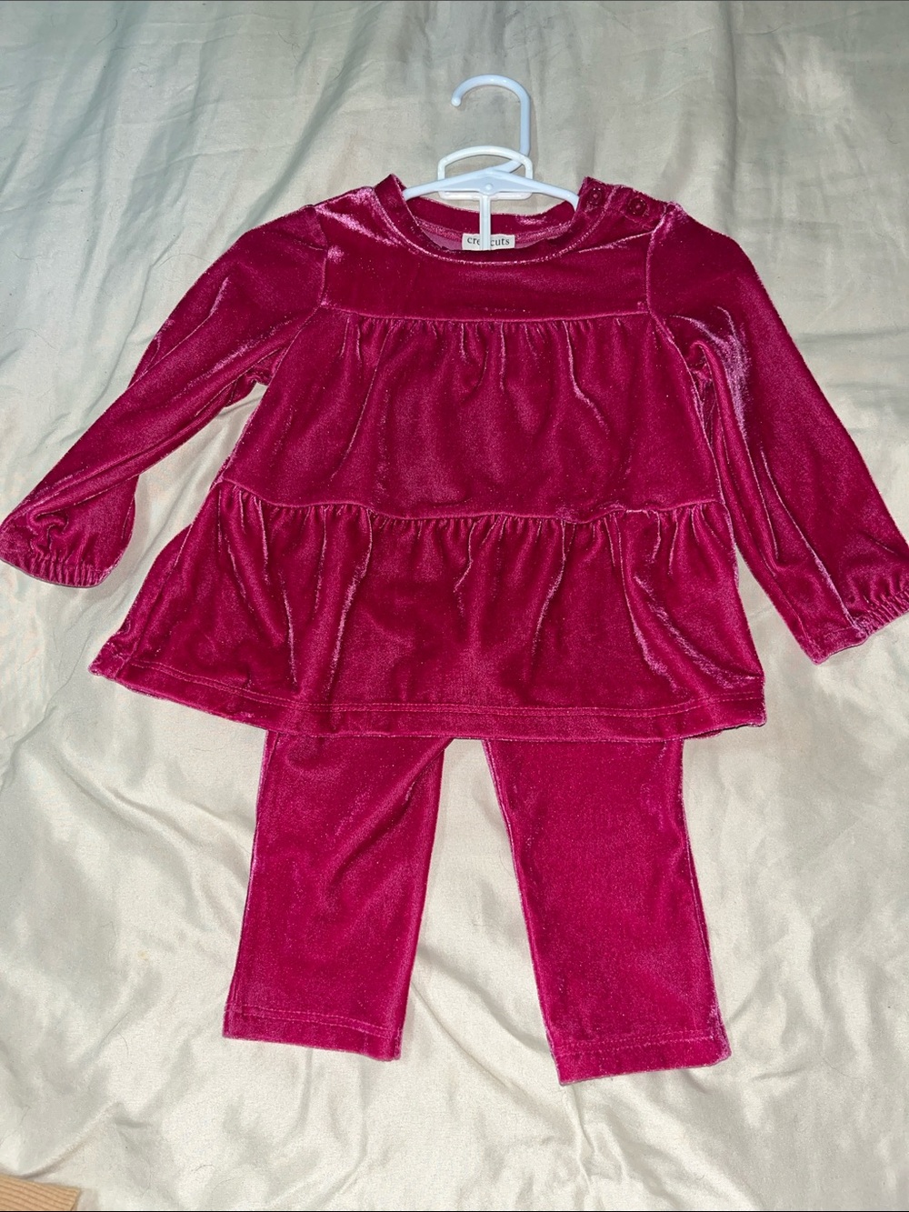 2pc CREWCUTS Velour Matching Outfit